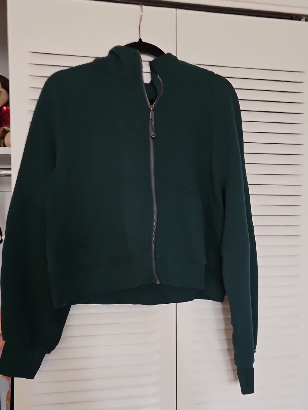 lululemon athletica Dark Teal Full-Zip Hoodie Sweater